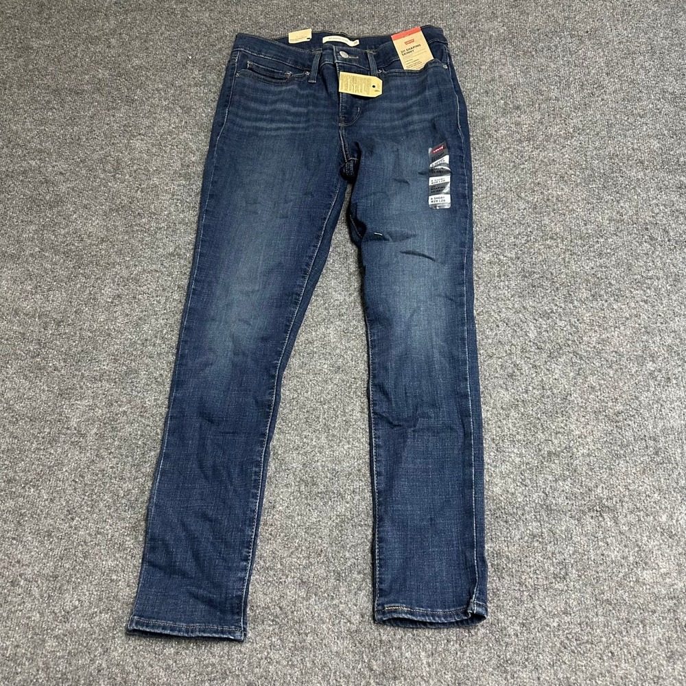 Levi's Jeans Womens 28 Blue 311 Shaping Skinny Viscose Blend Dark Wash New